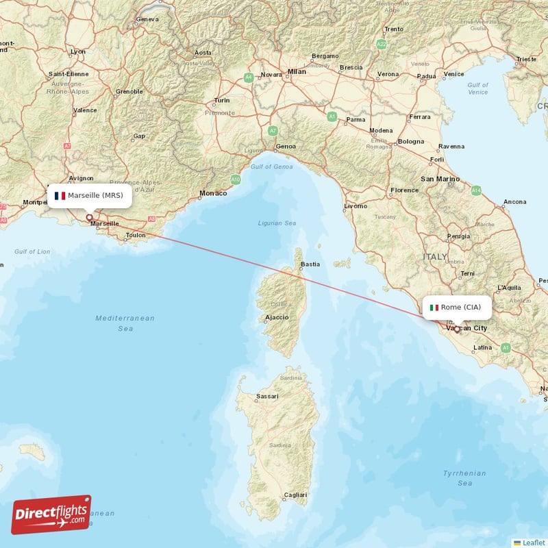 CIA - MRS route map