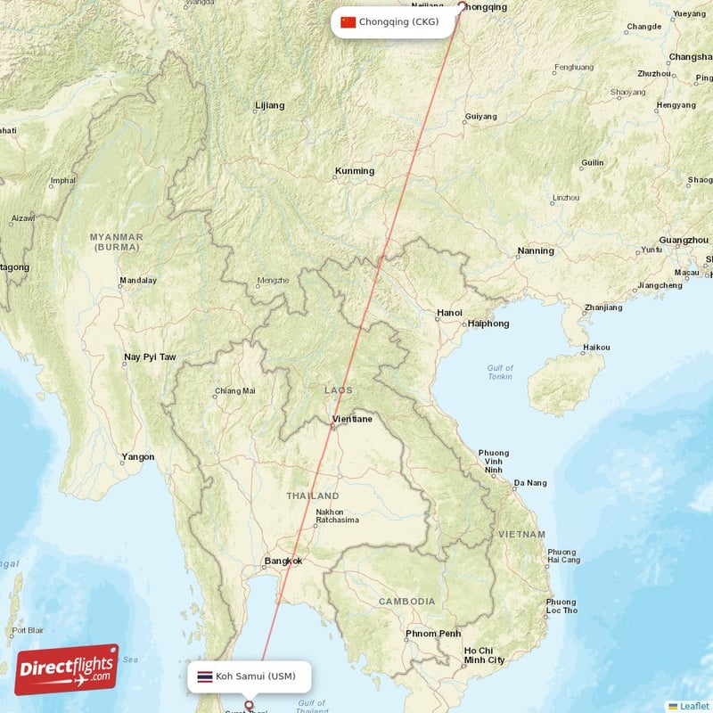 CKG - USM route map
