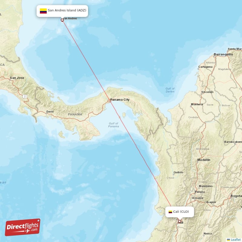 CLO - ADZ route map