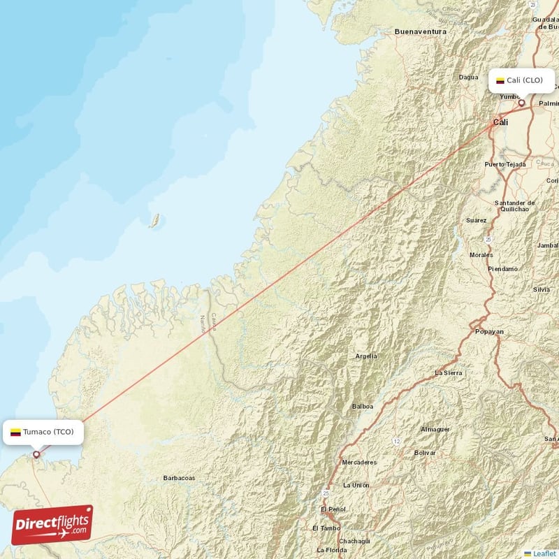 CLO - TCO route map