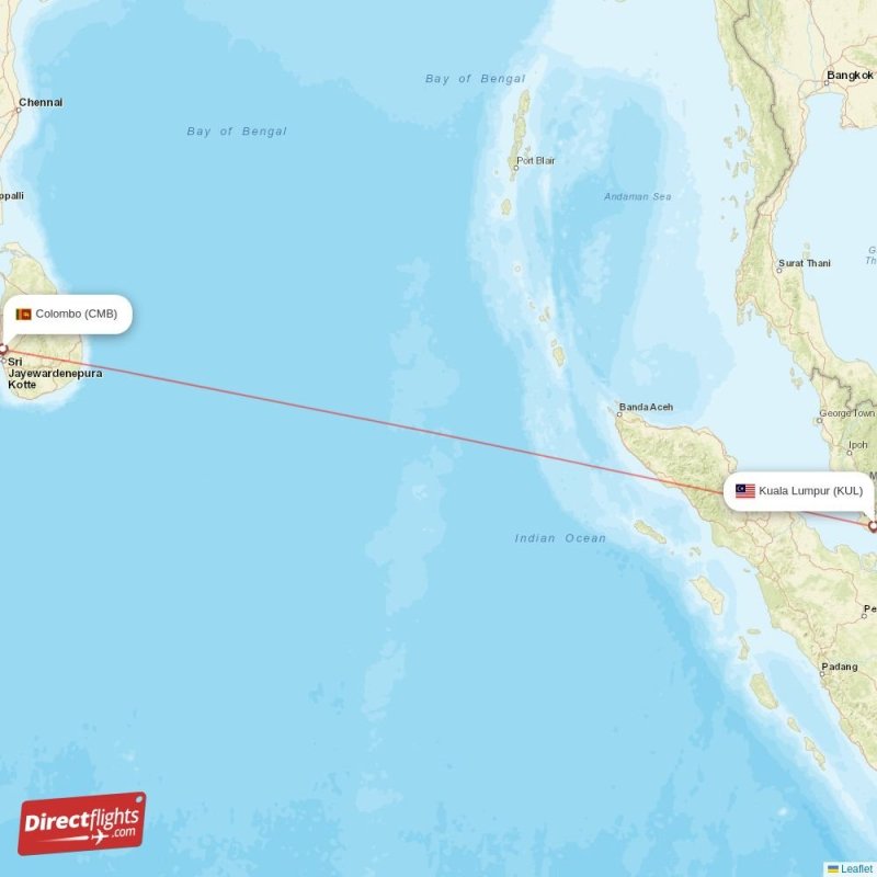 CMB - KUL route map