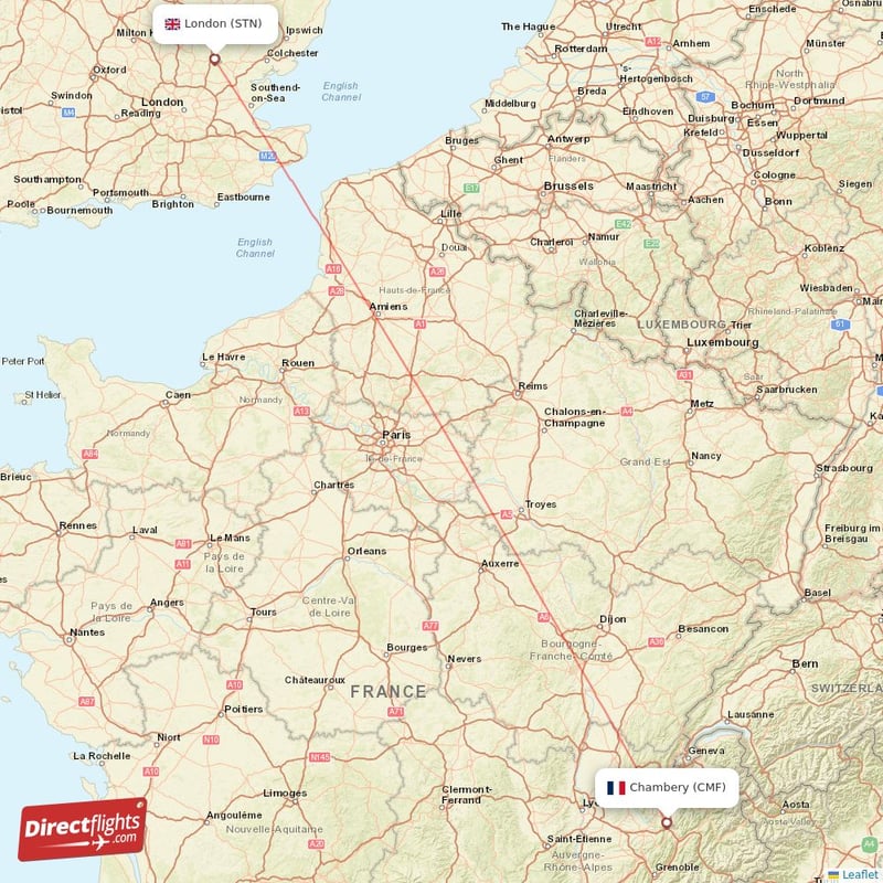 CMF - STN route map