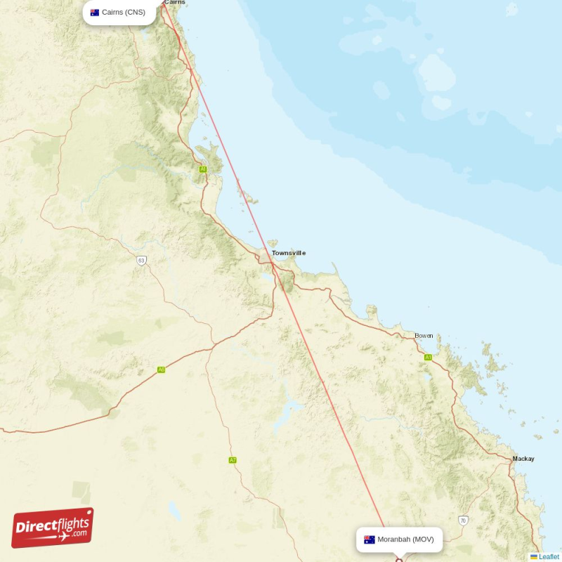 CNS - MOV route map