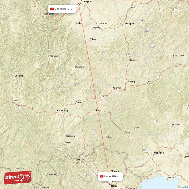 CTU - HAN route map