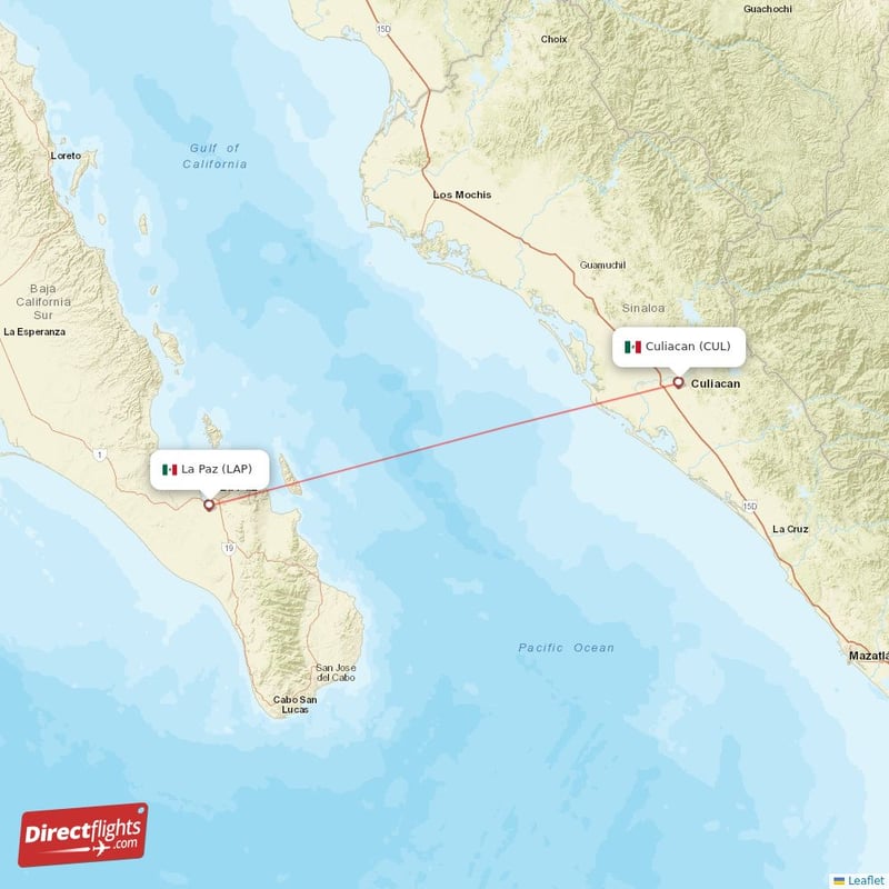 CUL - LAP route map
