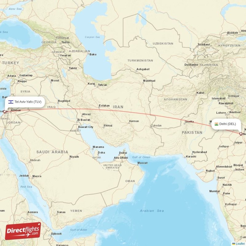 Direct flights from Delhi to Tel Aviv-Yafo (DEL-TLV) - Dire…