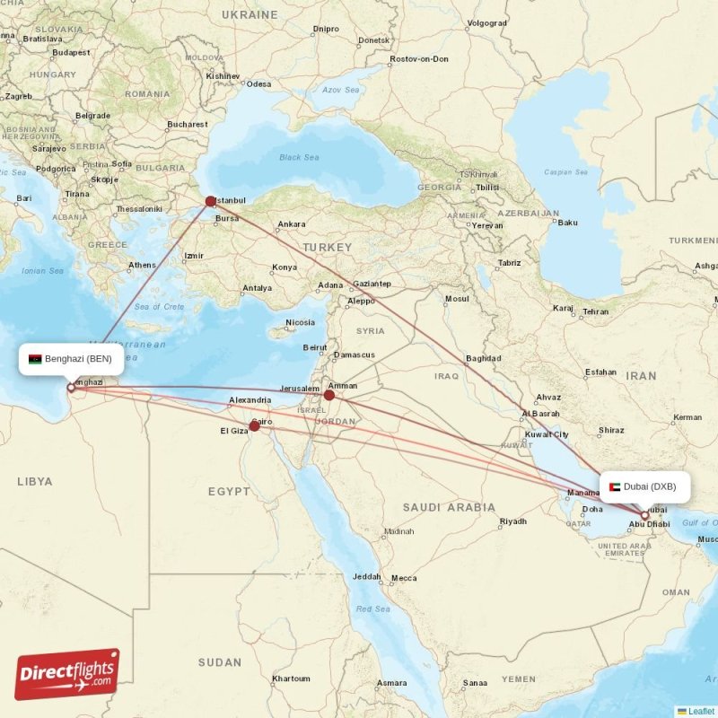 فلاي دبي تطلق رحلات مباشرة بين دبي وبنغازي في سابقة تاريخية للطيران الليبي