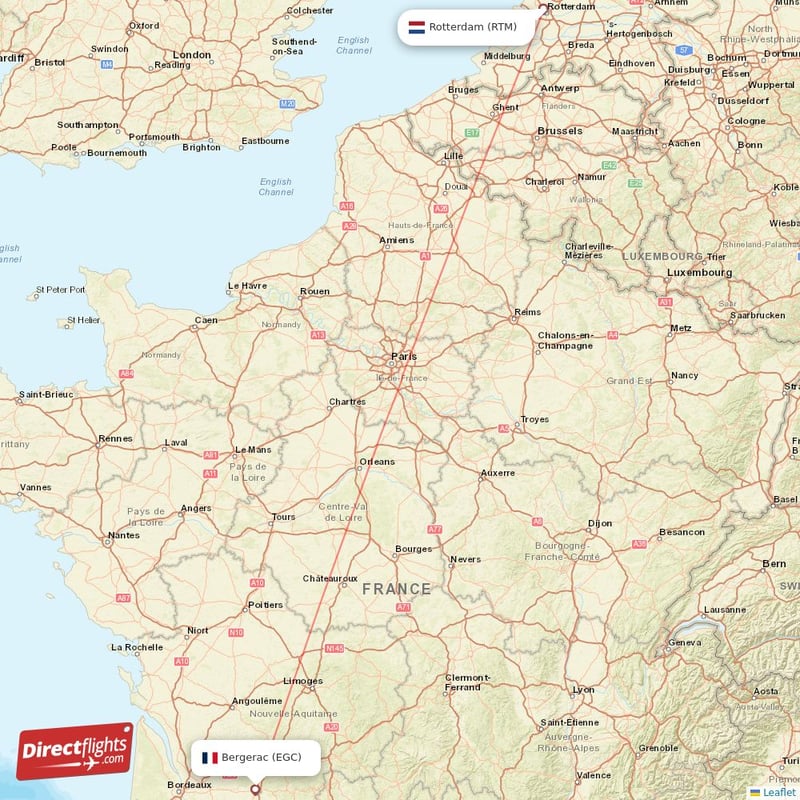 EGC - RTM route map