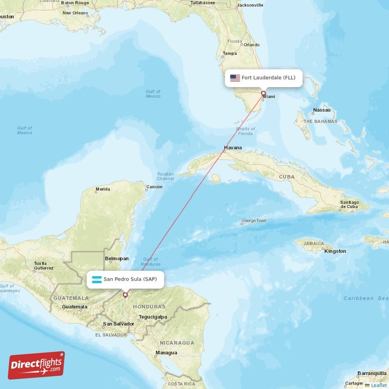 FLL - SAP route map