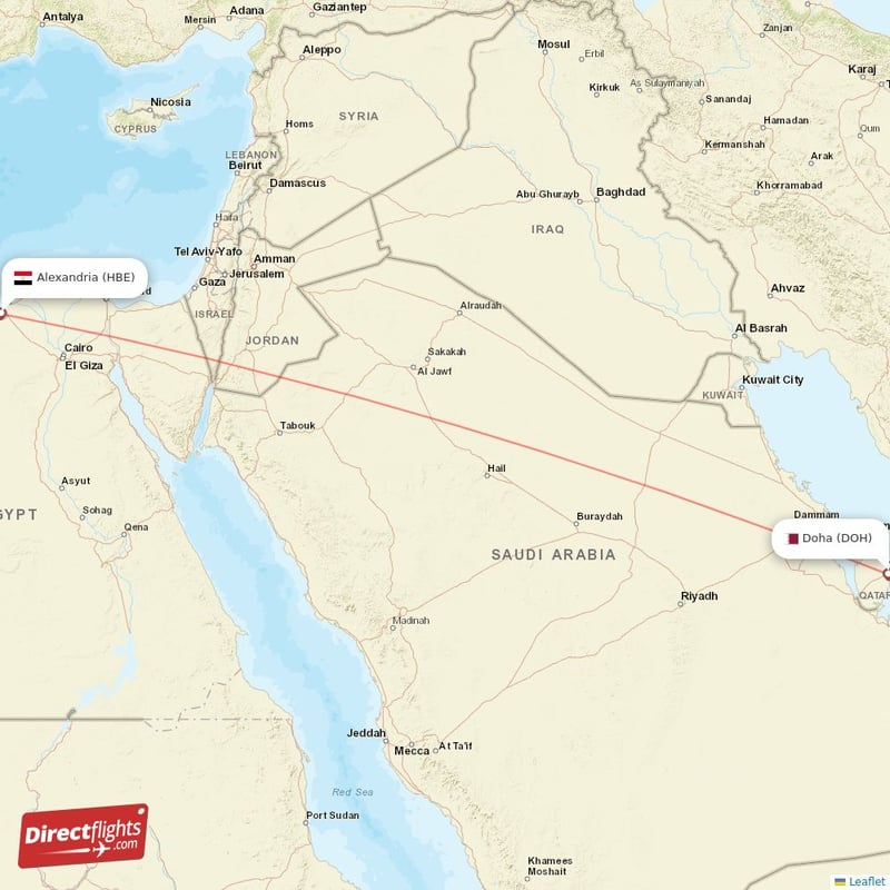 HBE - DOH route map