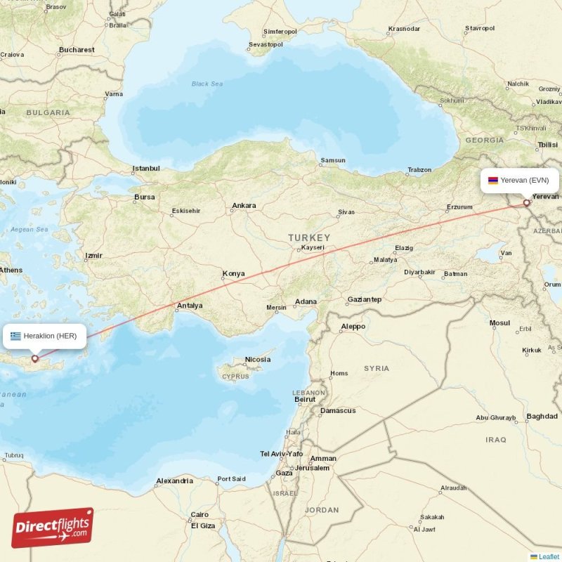 HER - EVN route map