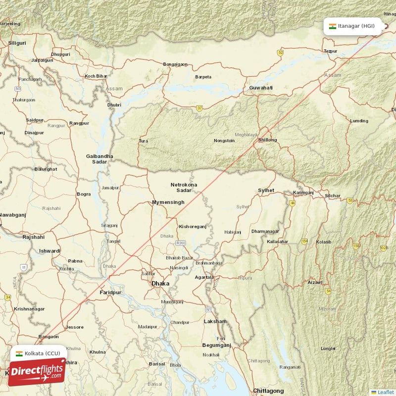 HGI - CCU route map