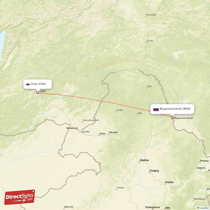 HTA - BQS route map