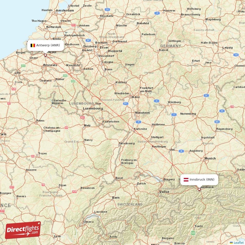 INN - ANR route map