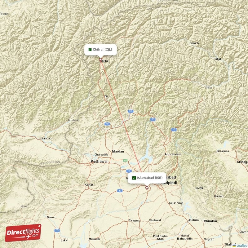CJL - ISB route map