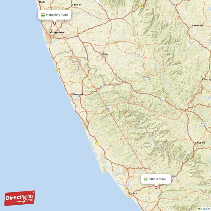 CNN - IXE route map