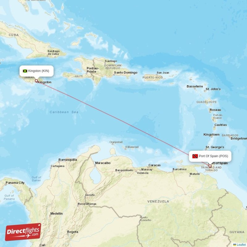 KIN - POS route map