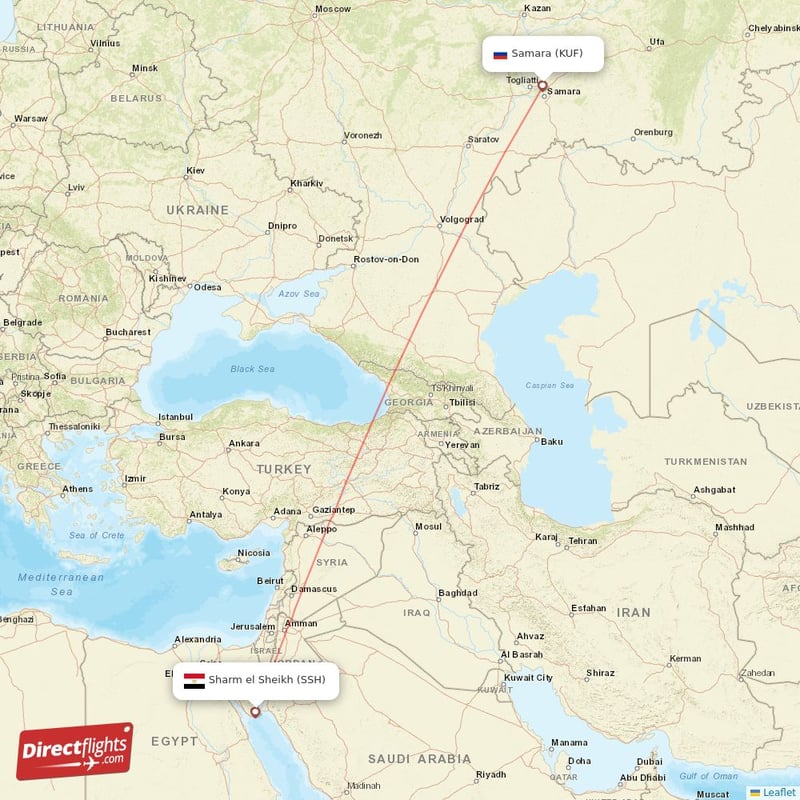 Direct flights from Samara to Sharm el Sheikh KUF to SSH non stop Directflights