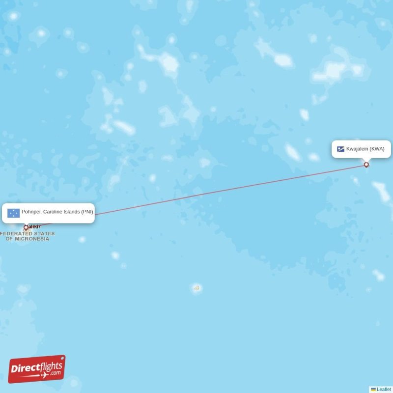 KWA - PNI route map