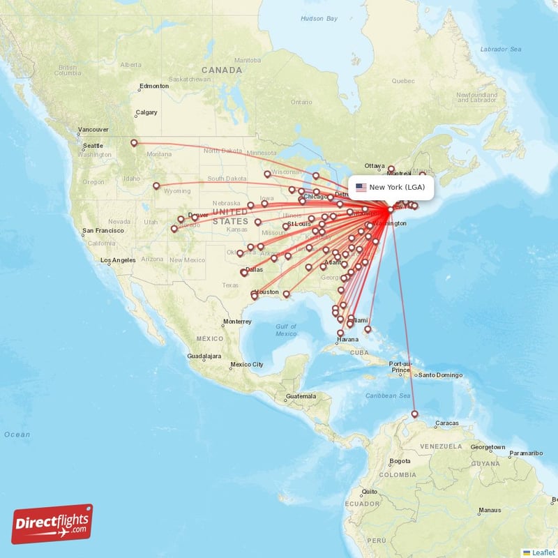 Direct flights to New York LGA USA Directflights