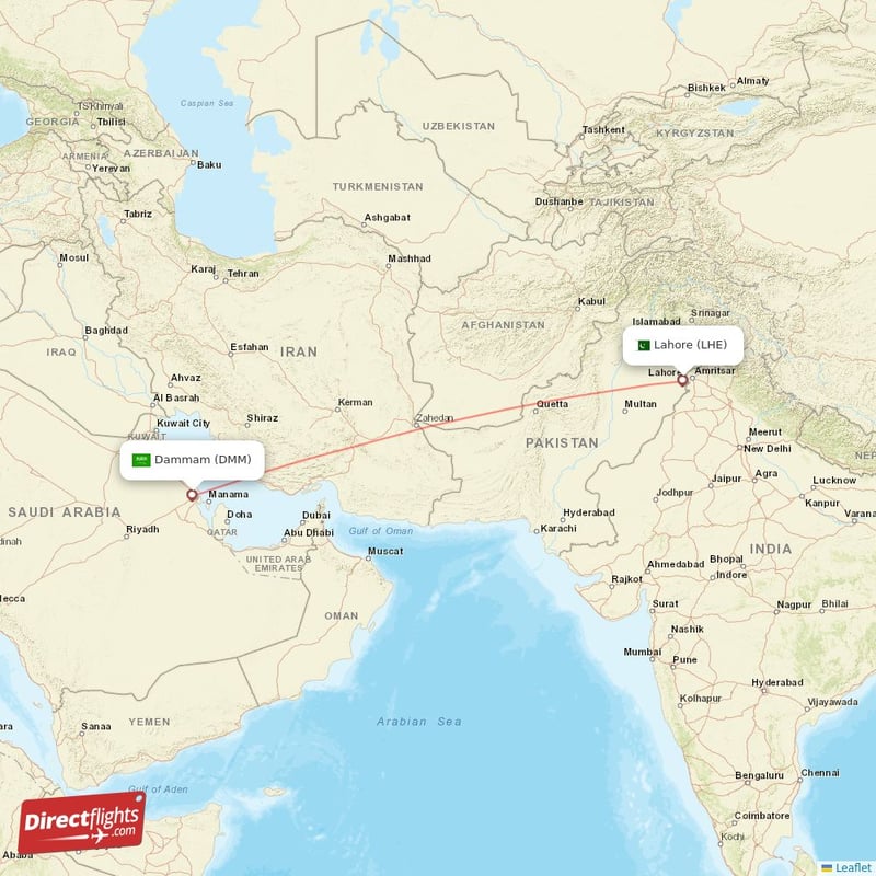 LHE - DMM route map