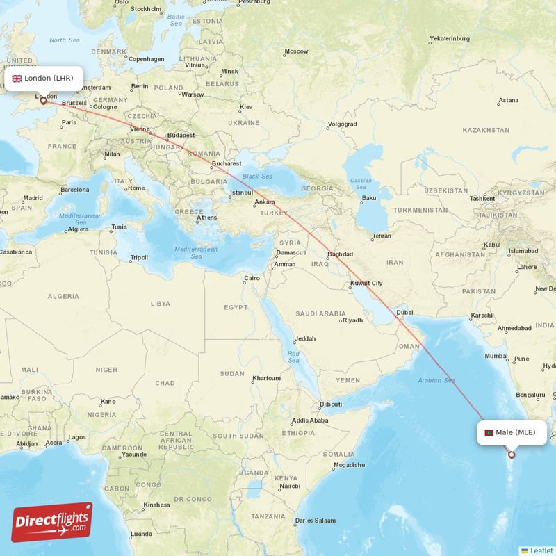 Direct flights from London to Male LHR to MLE non stop Directflights