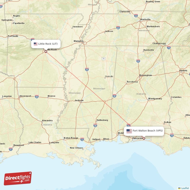 LIT - VPS route map