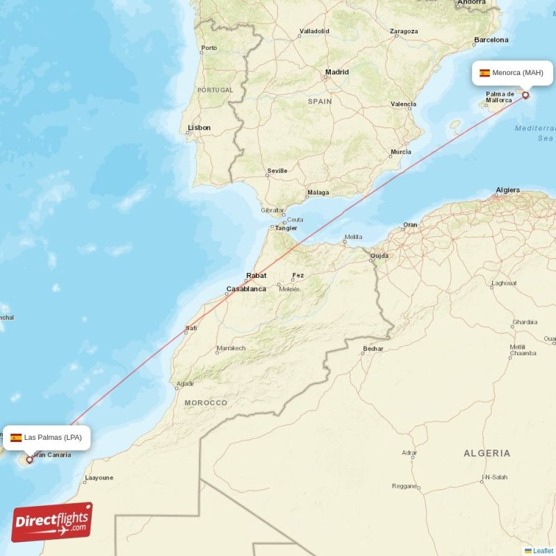 MAH - LPA route map