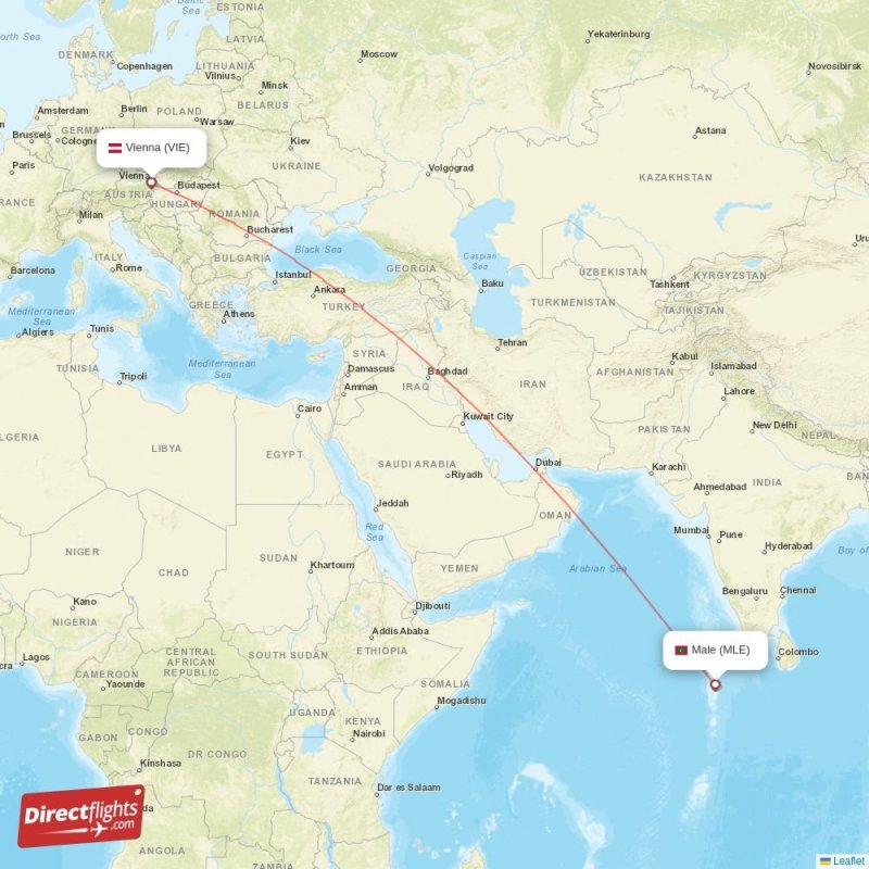 MLE - VIE route map