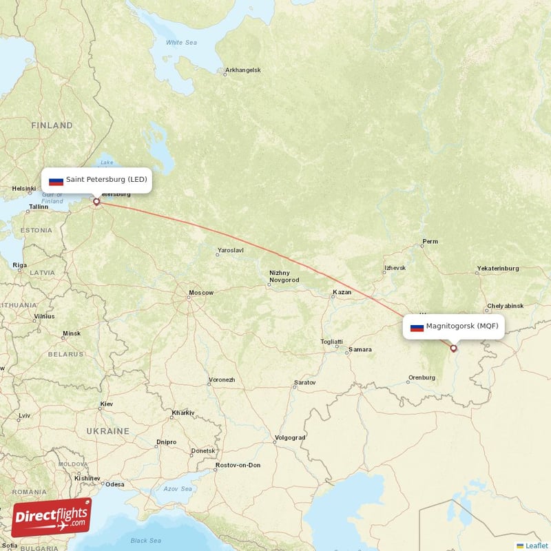 MQF - LED route map