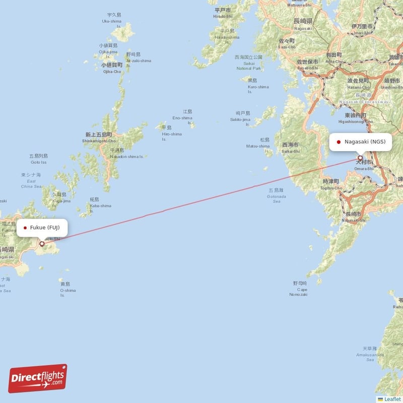 NGS - FUJ route map