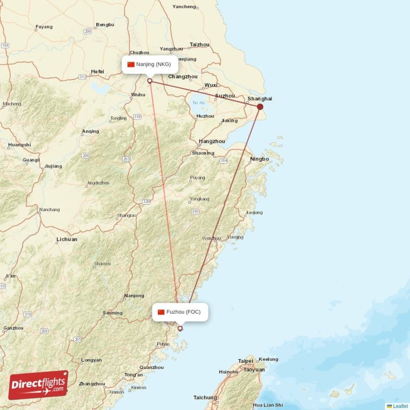 NKG - FOC route map