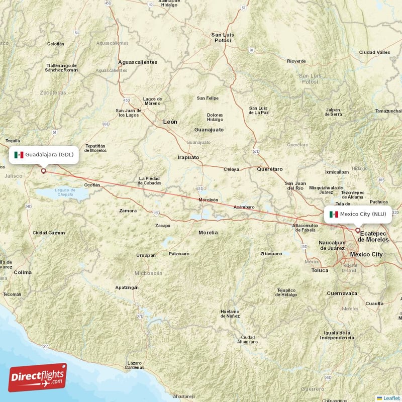 NLU - GDL route map