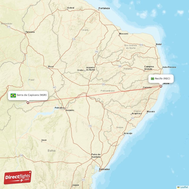 NSR - REC route map