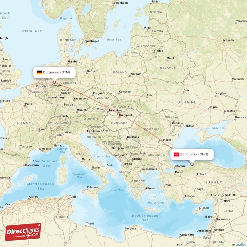 ONQ - DTM route map