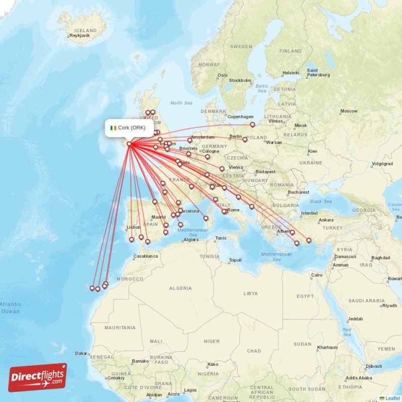 Direct Flights From Cork 47 Destinations ORK Ireland direct-flights-from-cork-47-destinations-ork-ireland