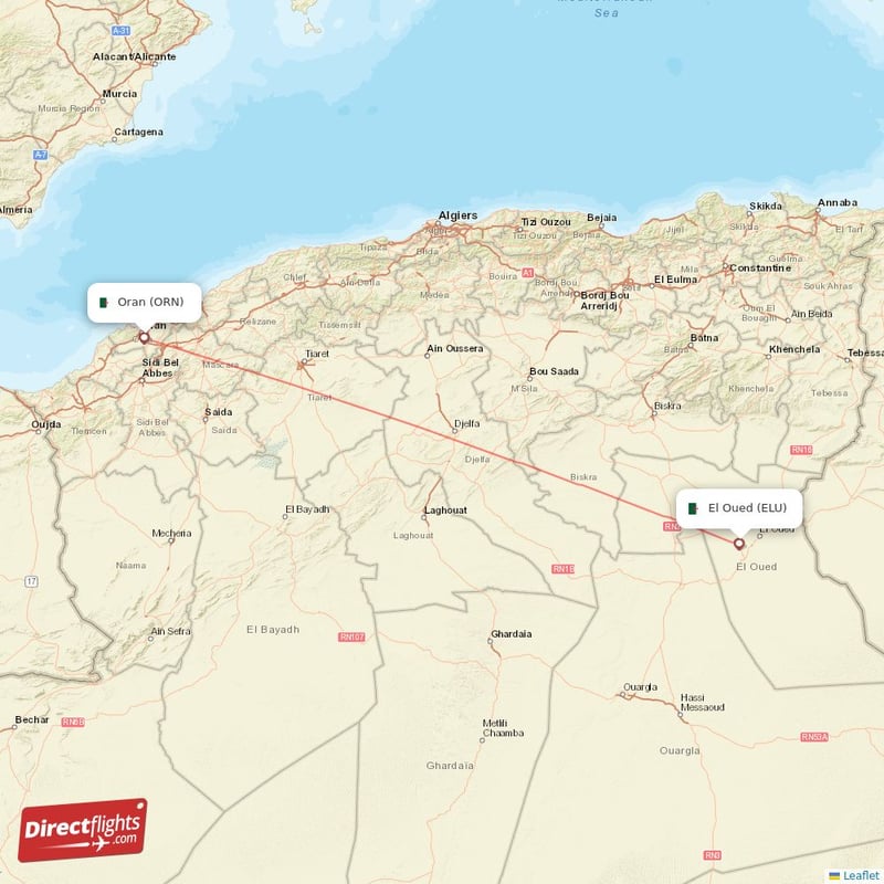 ORN - ELU route map