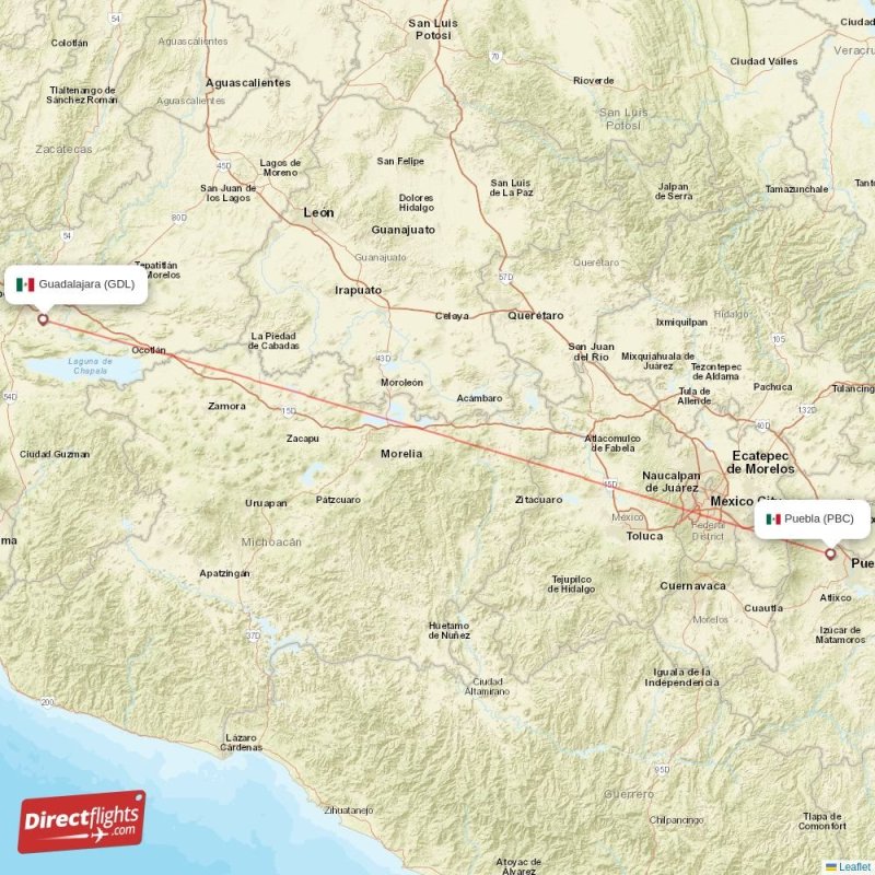 PBC - GDL route map