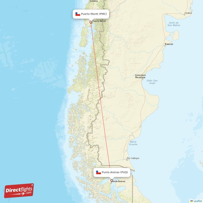 PMC - PUQ route map