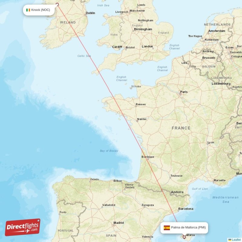 PMI - NOC route map