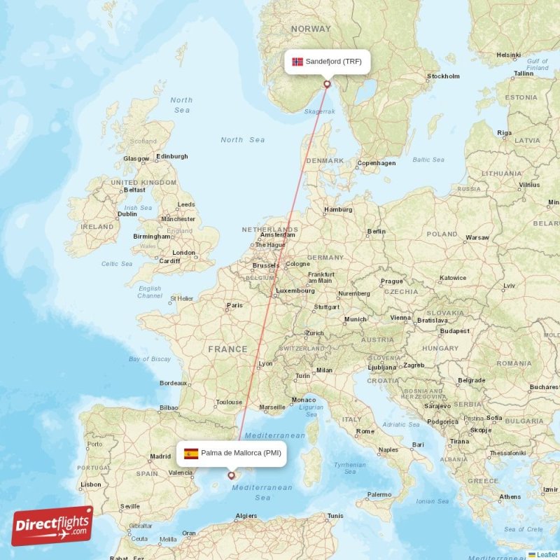 PMI - TRF route map