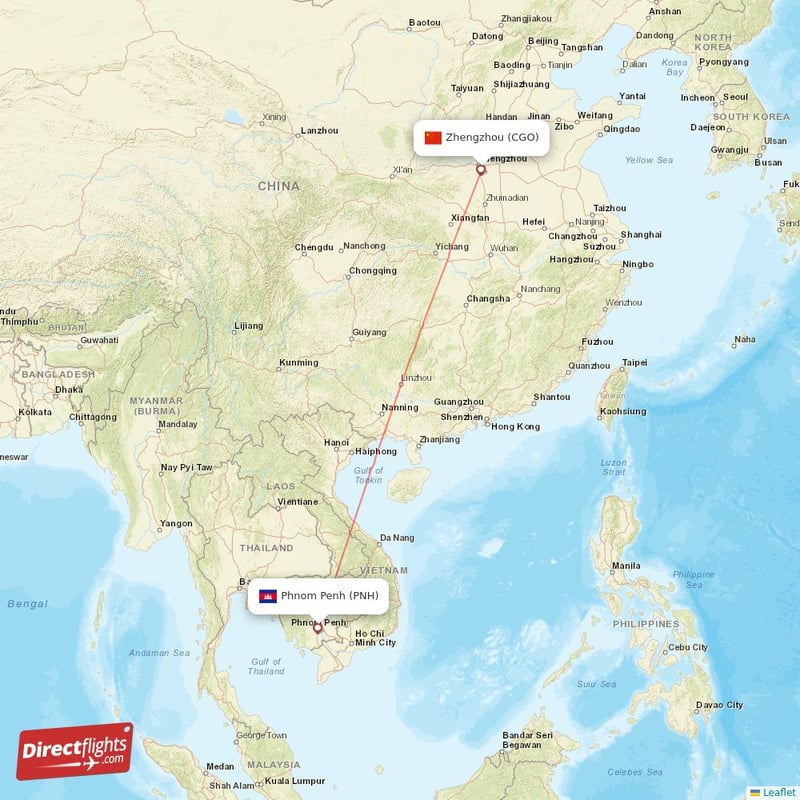 PNH - CGO route map