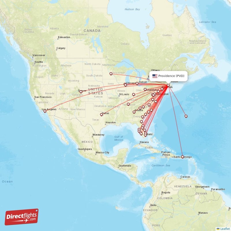 Direct Flights From Providence To Bermuda Direct flights from Providence - 37 destinations - PVD, USA
