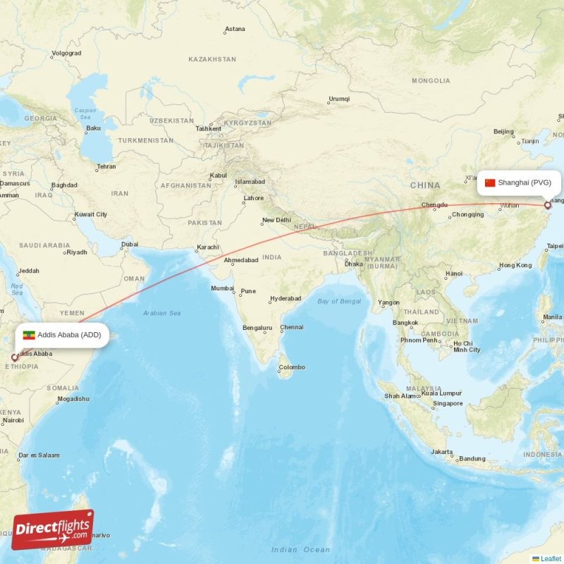 PVG - ADD route map