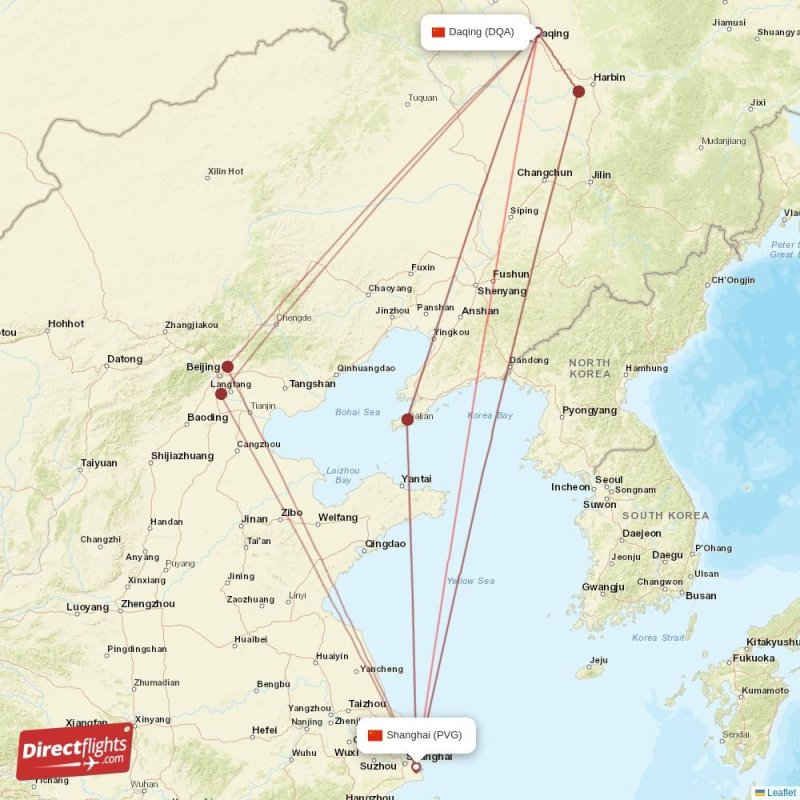 PVG - DQA route map