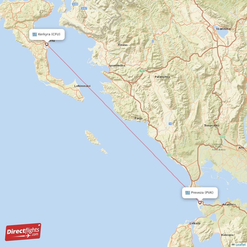 PVK - CFU route map