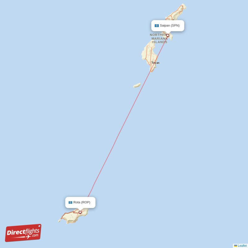 SPN - ROP route map