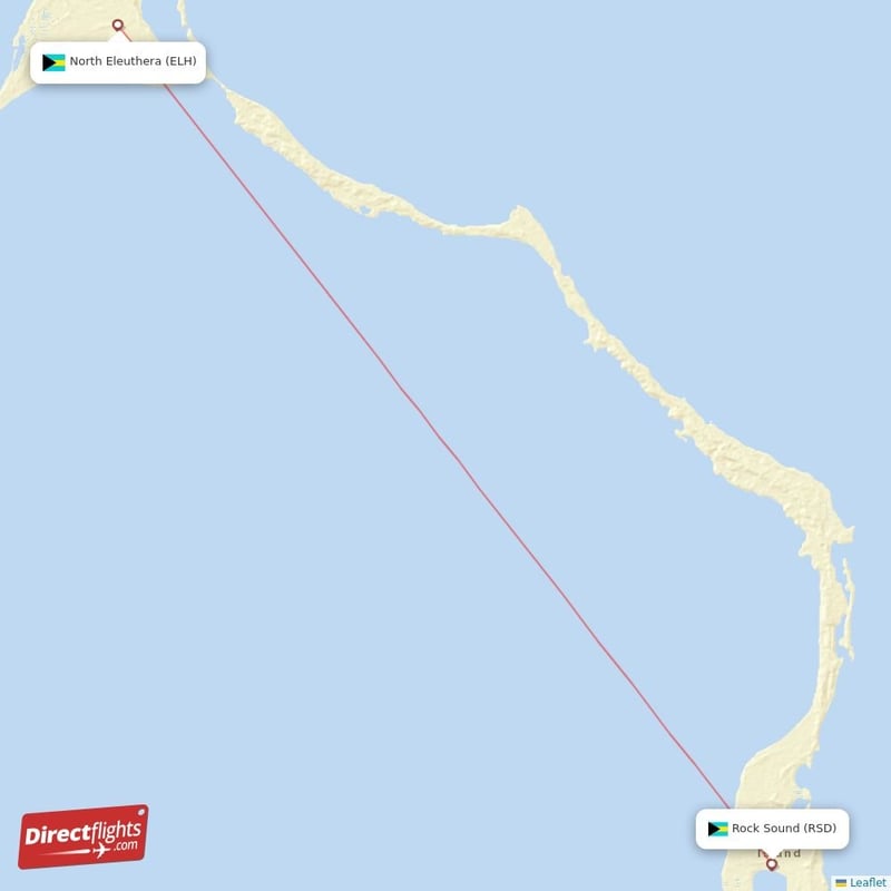RSD - ELH route map