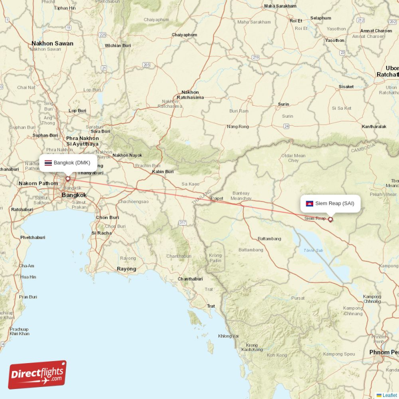 SAI - DMK route map