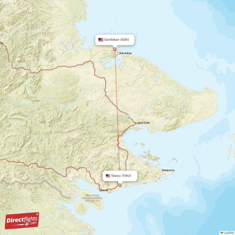 SDK - TWU route map
